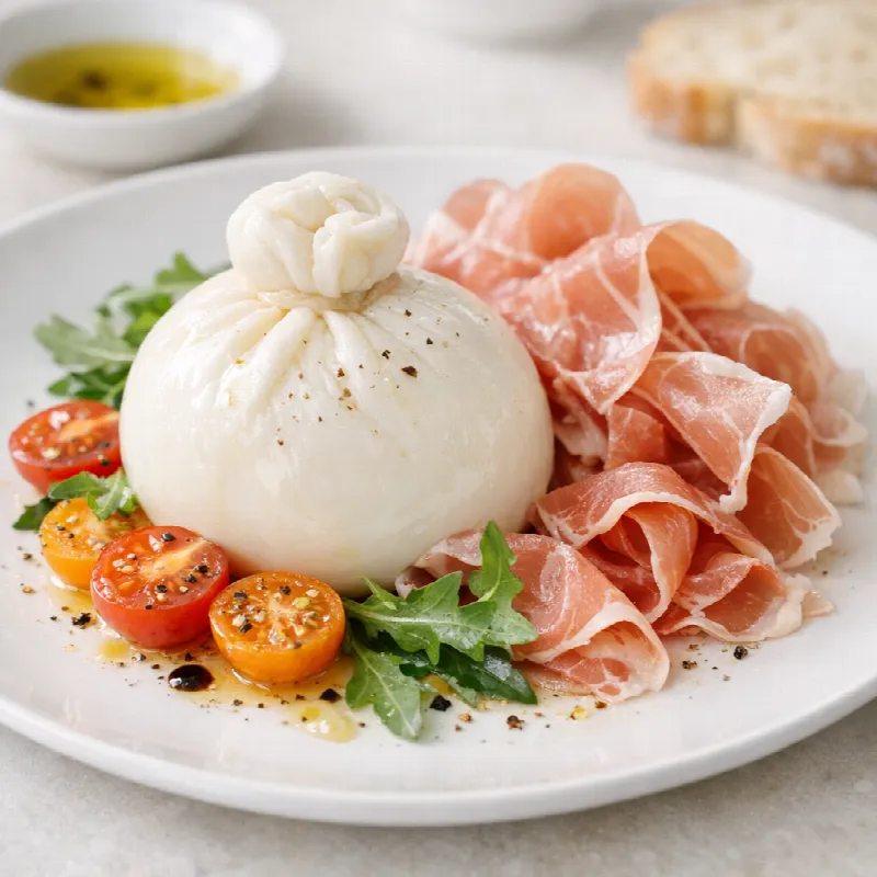 Burrata e Prosciutto